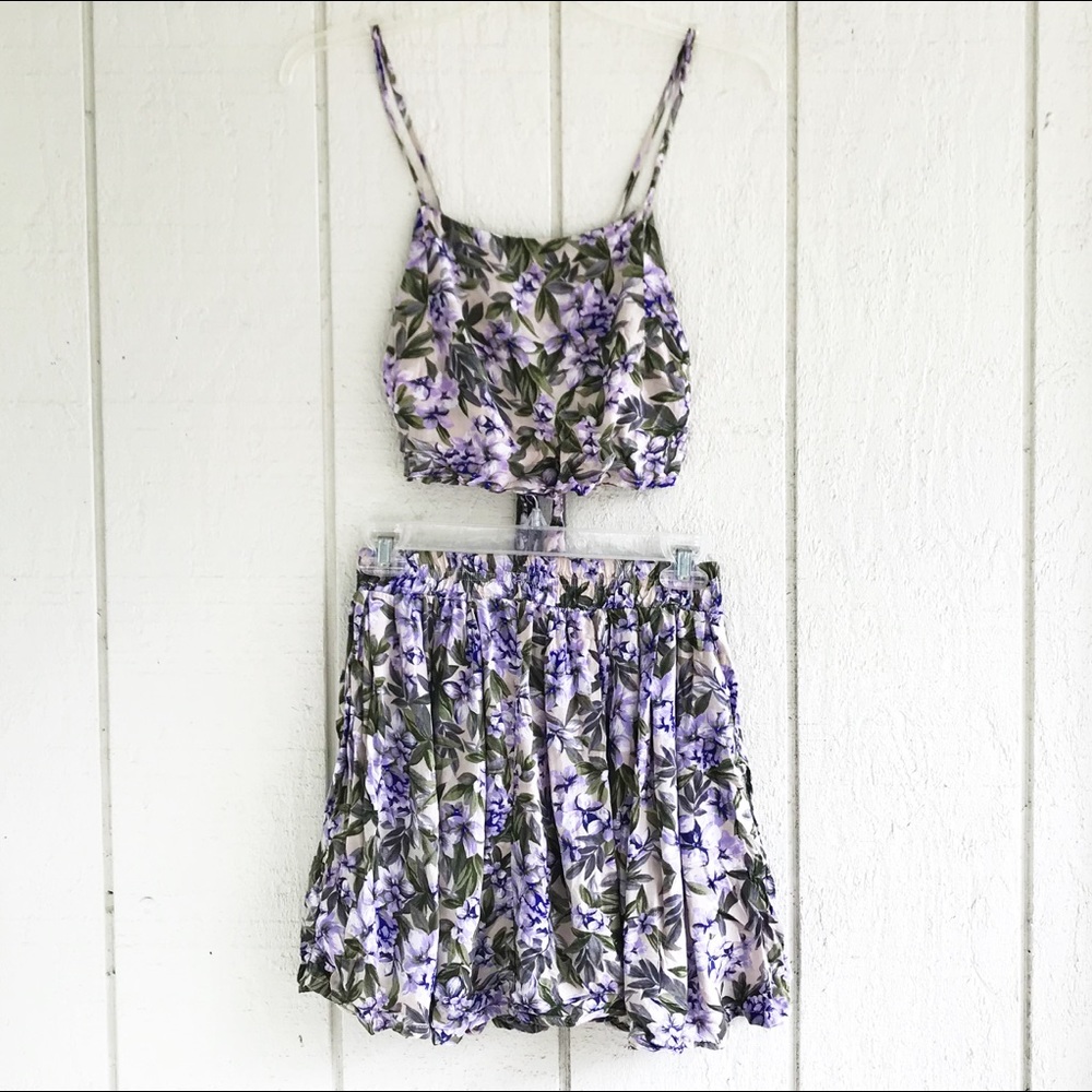 RARE Brandy Melville Floral Set